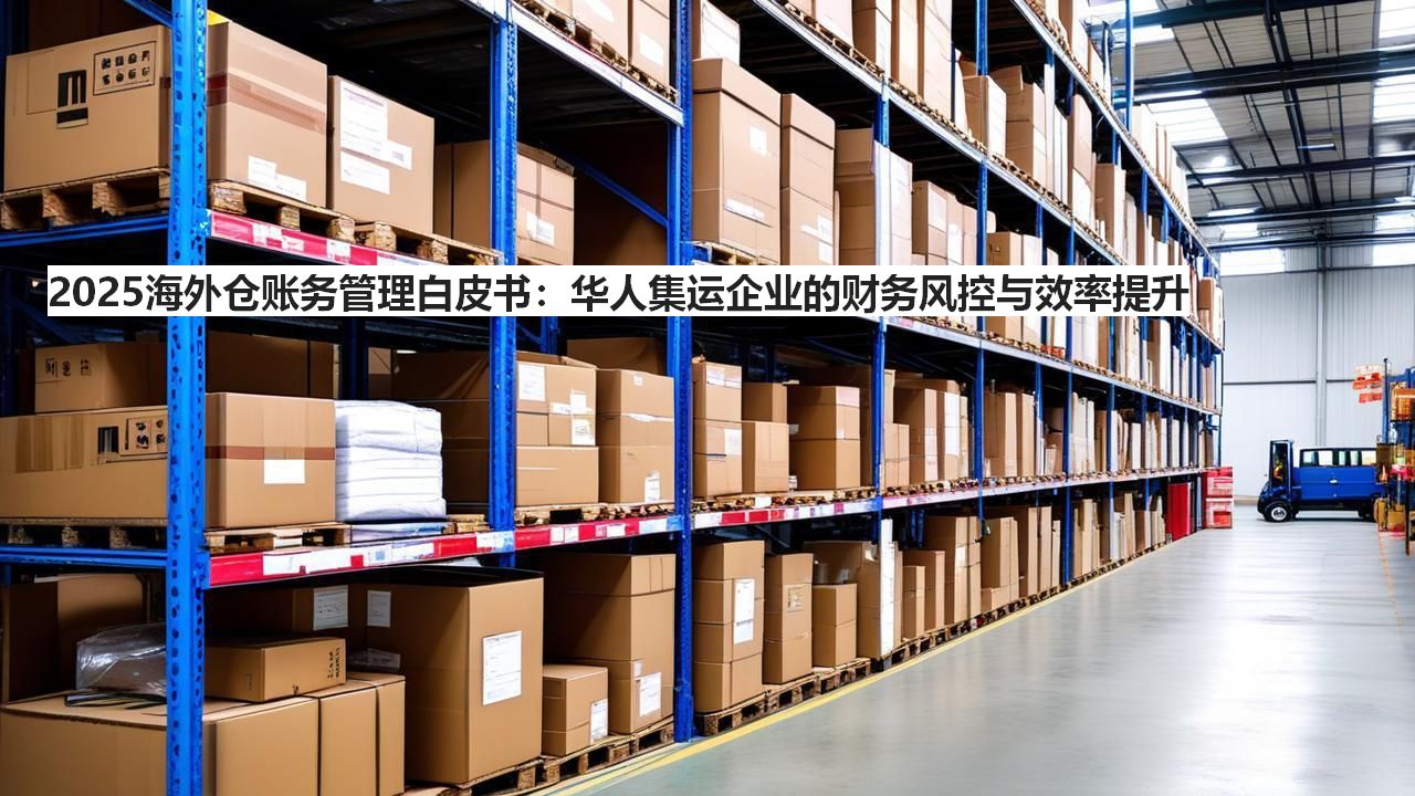2025海外仓账务管理白皮书：华人集运企业的财务风控与效率提升