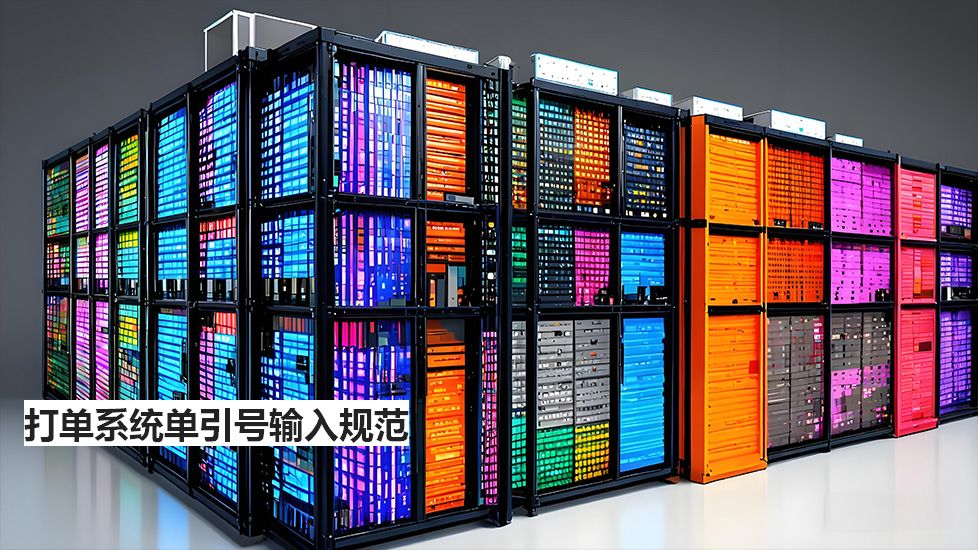 打单系统单引号输入规范