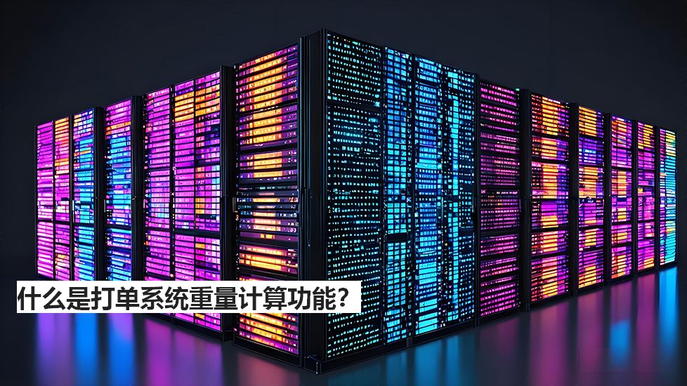什么是打单系统重量计算功能？